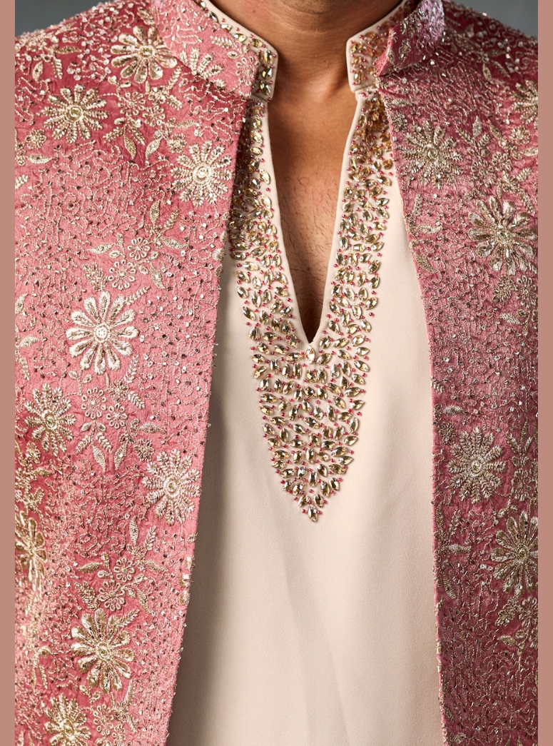 BLUSH PINK  JODHPURI 